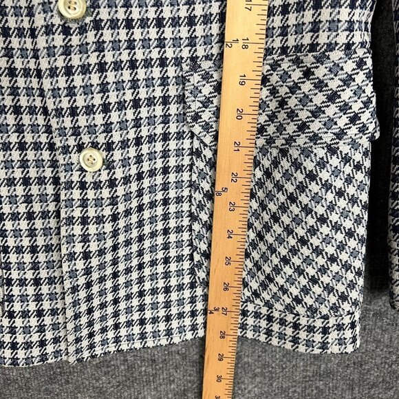 VINTAGE h.i.s. Sportswear Jacket Coat Pockets Button women Large - Picture 8 of 10